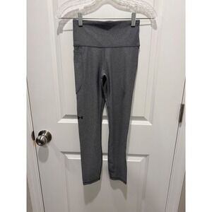 Under Armour Women Leggings Compression High Rise Heather Gray XS
